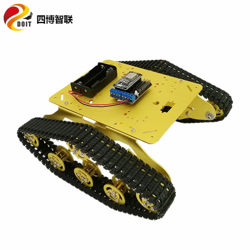 NodeMCU беспроводной контроль TS300 амортизирующий металлический умный RC робот-Бак