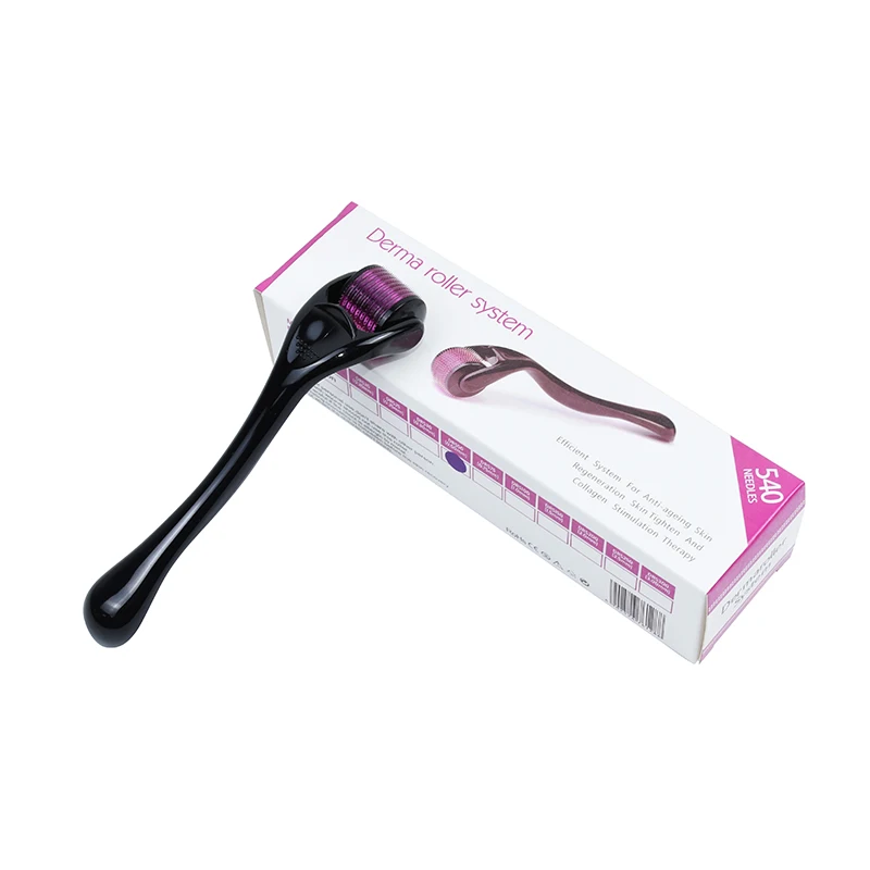 DRS 540 ролик для ухода за кожей бороды иглы 0 2 25 мм мезороллер ручка лечения