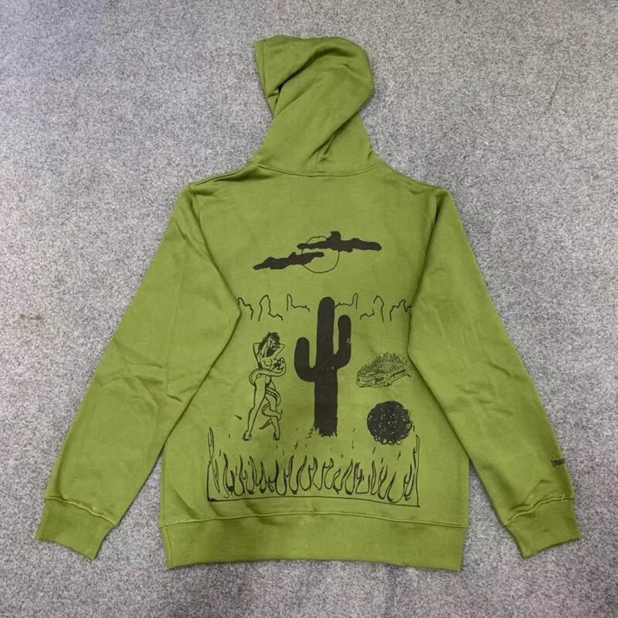 Толстовка с капюшоном для мужчин и женщин крайне редкая уличная одежда Трэвис