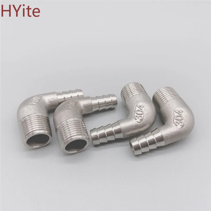 8 мм 10 12 14 15 16 20 25 32 шланг Барб x 1/4 &quot3/8&quot 1/2 &quot3/4&quot 1 &quotBSP Мужской 304 нержавеющая