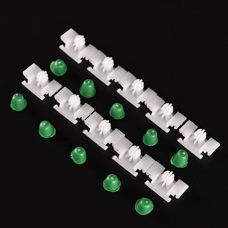 

10pcs/lot White Nylon Exterior Door Fender Moulding Trim Clips 51131960054 Auto Fastener Clip For VW MK3 Golf Long Short Stem