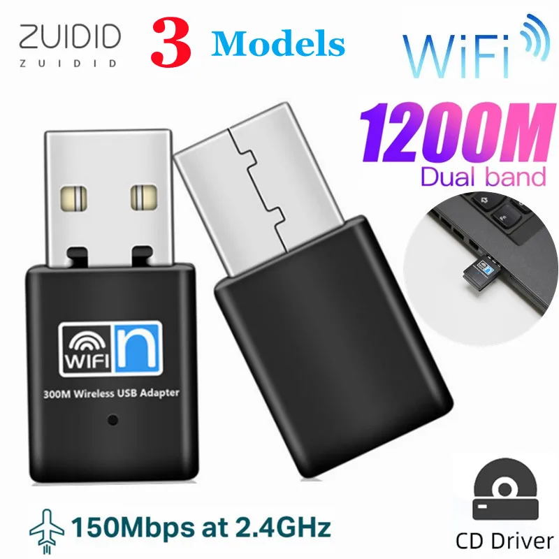 

Various Styles Mini USB Adapter 150Mbps Wi-Fi Adapter For PC USB Ethernet WiFi Dongle 2.4G Network Card Wi Fi Receiver