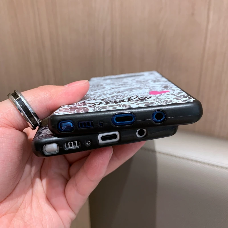 Мягкий чехол с кружевным цветочным узором для Samsung Galaxy S9 S10 S20 Ultra Plus S10e A10 A20 A30 A50 A40
