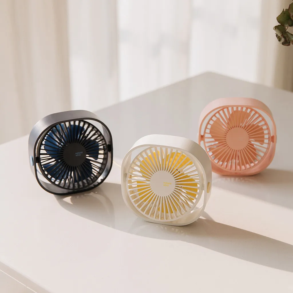 Портативный вентилятор USB мини маленький цветной умный дом - Цена: 581,77 - 714,60 руб.