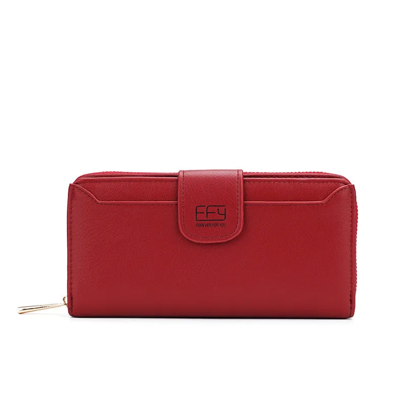 

Holder Fashion Pu Leather Women Wallet Female Cell Phone Card Pocket Long Women Purses Hasp Korean Version Lady Coin Purse