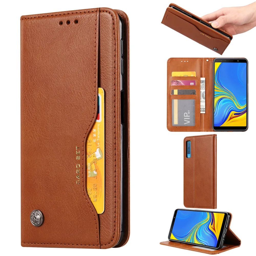 

KDTONG Phone Case sFor Coque Samsung Galaxy A50 A70 Fundas Luxury Flip Leather Wallet Card Etui For Galaxy A70 A50 Cover Capa