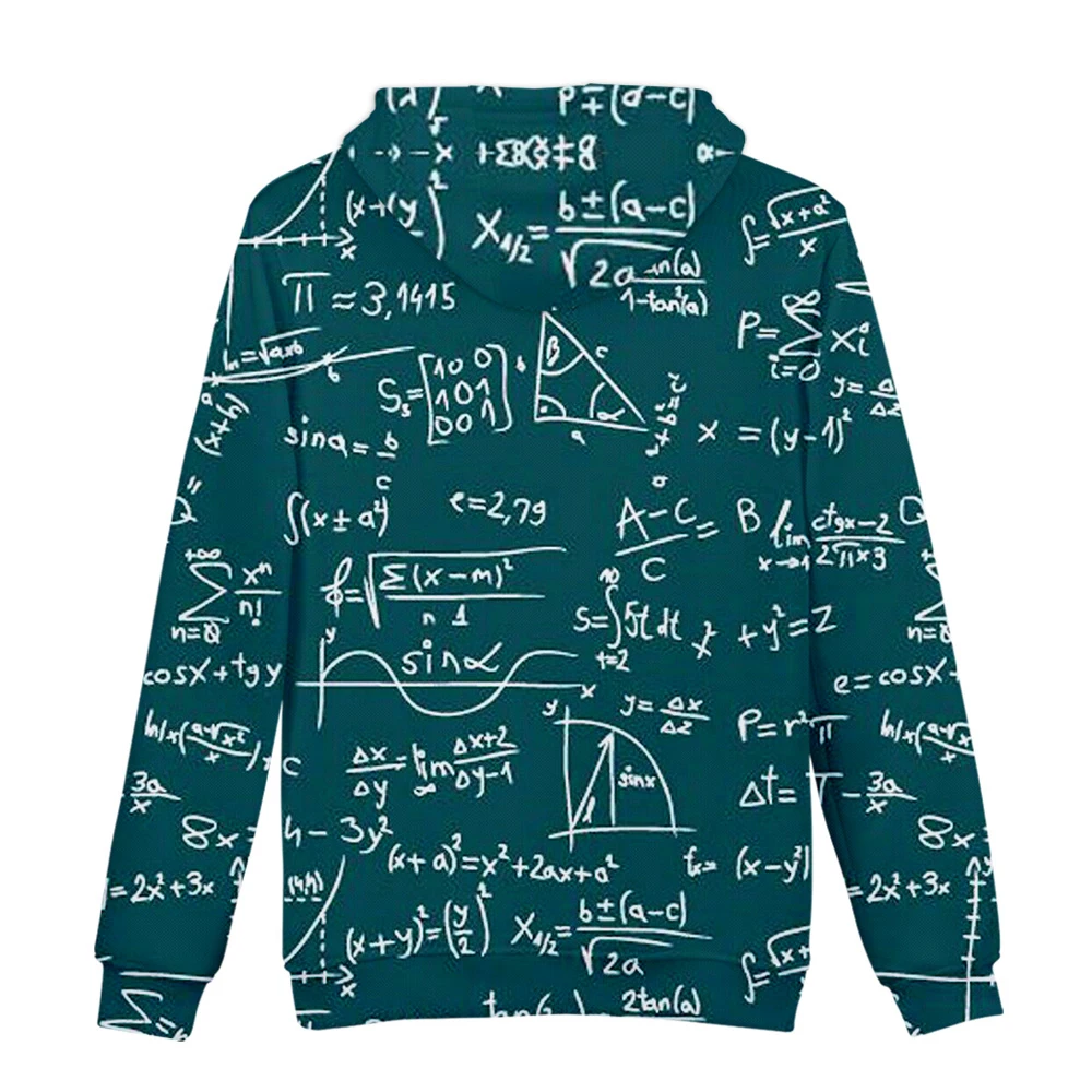 

3D Fashion Math Formula Sweatshirt Science Function Hoodie Harajuku Hip Hop Fashion Street Pullovers Kid Childen 3D Hoody Tops