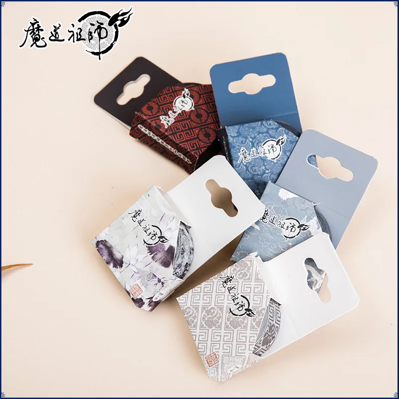 

MONZON Official Mo Dao Zu Shi Paper tape The Founder of Diabolism Flowers Label Masking Tape Animation Around