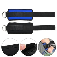 newest d ring ankle strap buckle body building resistance band gym multi thigh leg ankle cuffs power weight lifting fitness rope