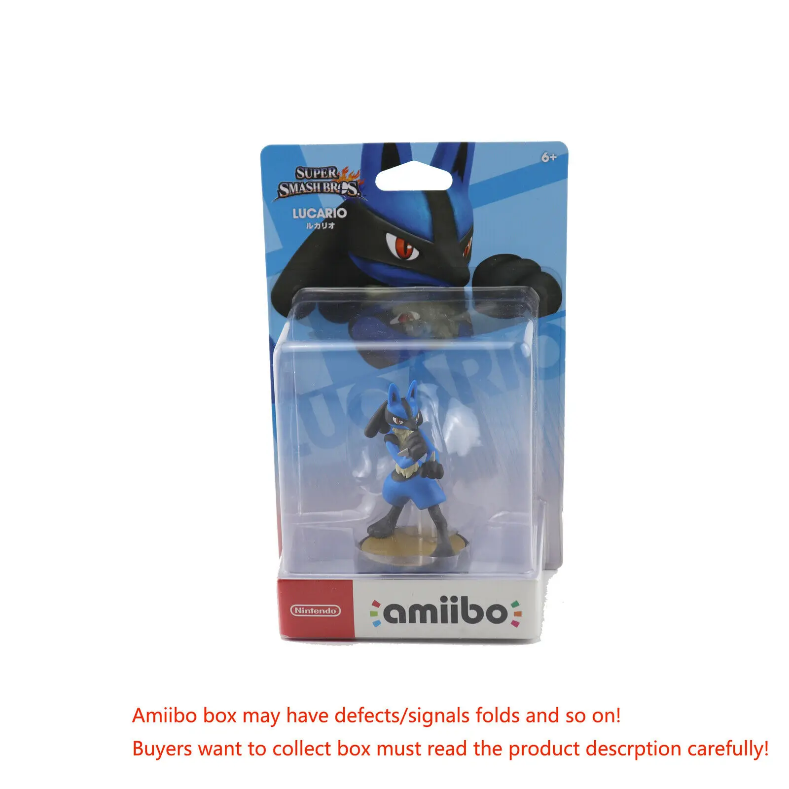Lucario Фигурка Amiibo Super Smash Bros. Серия Для nintendo переключатель Фирменная Новинка - Цвет: Lucario