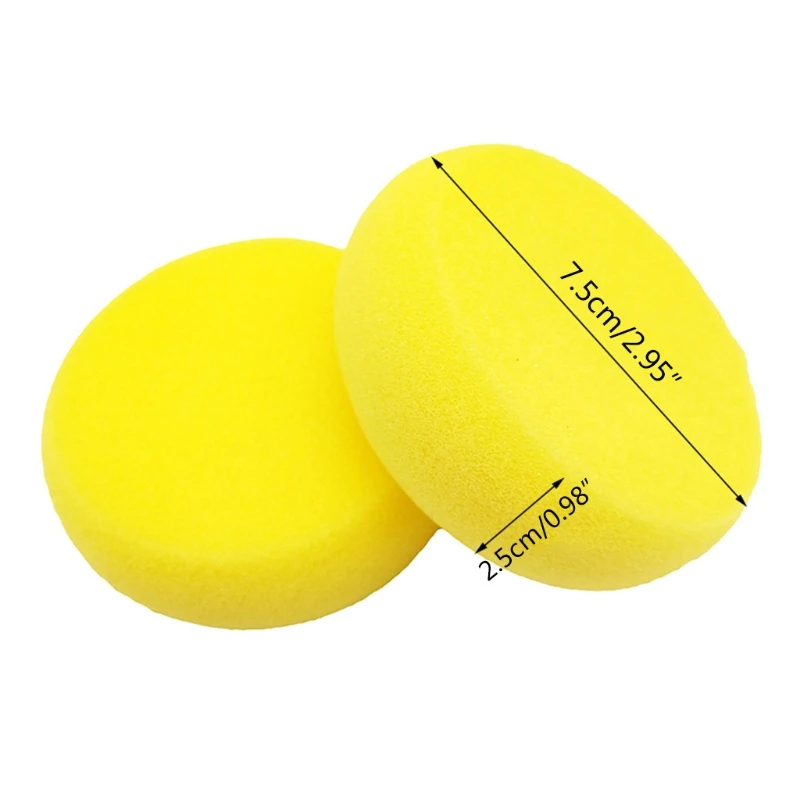 

12Pcs Synthetic Sponges Round Watercolor Sponge for Graffiti Painting Crafts