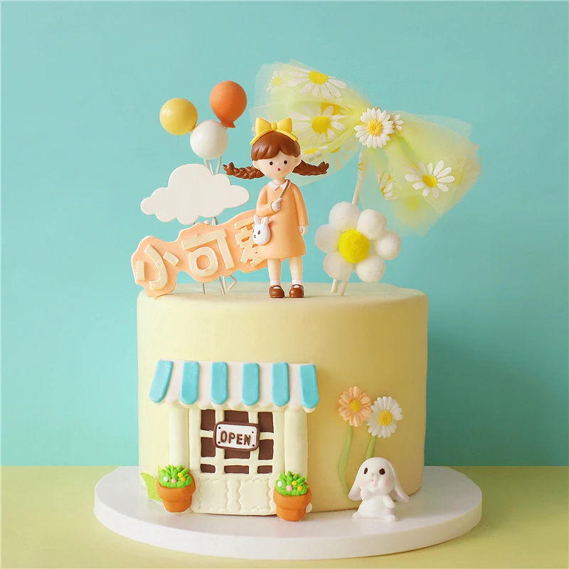 Выходное платье с солнечным цветком маленькие маргаритки счастливые топперы для