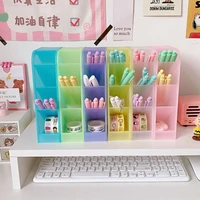 desk pen holder pencil makeup storage box desktop organizer school office stationery