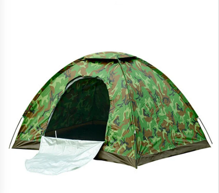 Однослойная камуфляжная палатка для кемпинга пляжный тент четырех
