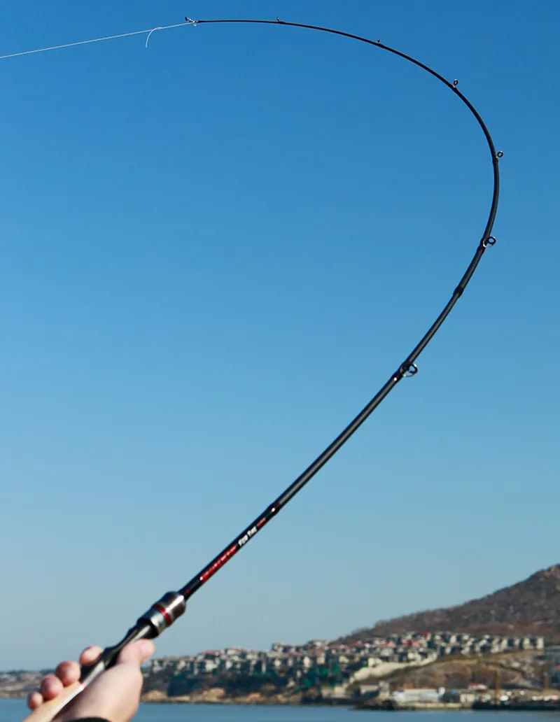 

High Quality 2021 New 1.8m 2.1m 2.4m Spinning Fishing Rod 2 Tips ML/M Power 3 Sec Carbon Rod Spinning Casting Rod Fishing Tackle