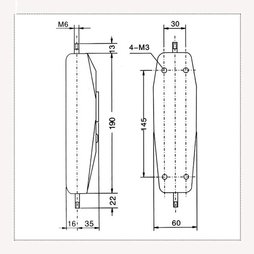 Силовой манометр механический аналоговый толкающий измеритель давления тестер