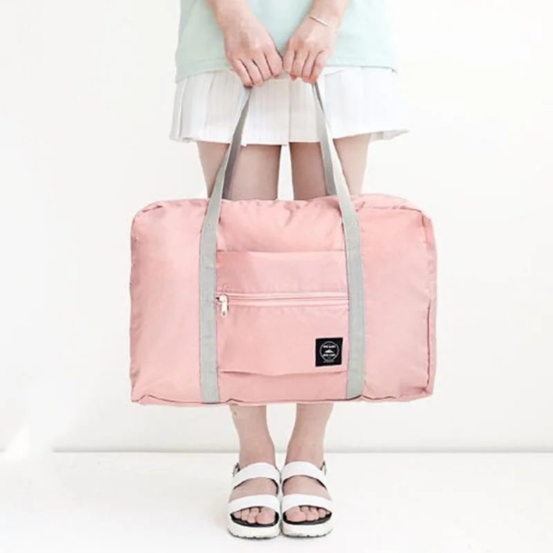 1Pc New Hot Sale Large Casual Waterproof Travel Bag Clothes Capacity Shoulder Bag Foldable Handbag Duffle Bag Durable Travel Bag