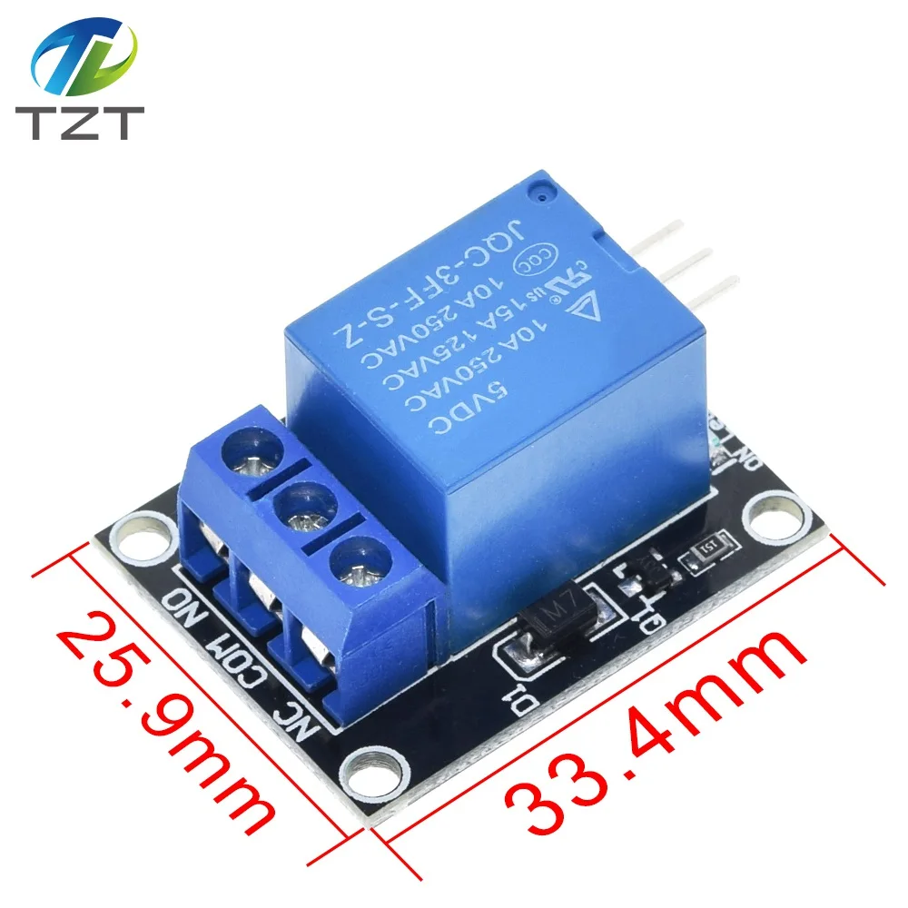 10 шт. KY 019 5 в один 1 канал релейный модуль щит для PIC AVR DSP ARM Arduino реле|relay module|shield for
