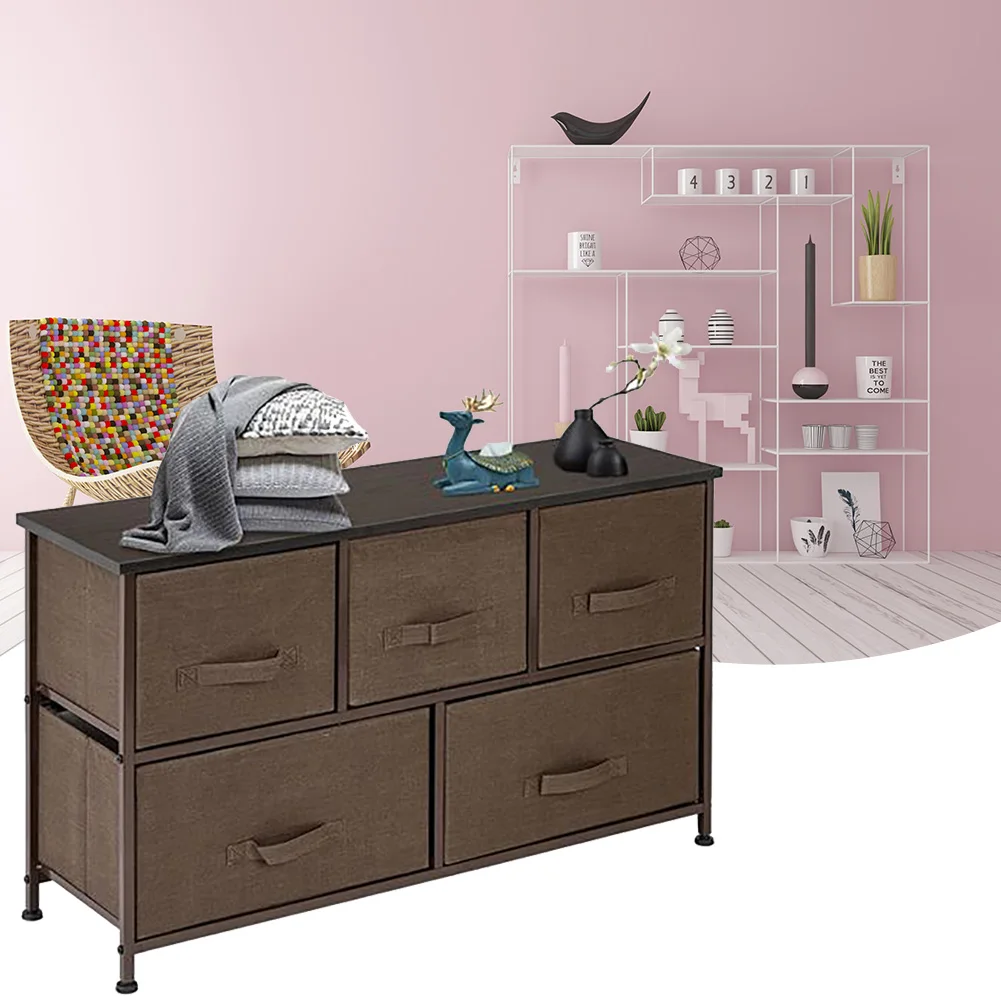 

Dresser with 7/5/2 Drawers Furniture Storage Tower Unit for Bedroom Hallway Closet Office Organization Steel Frame