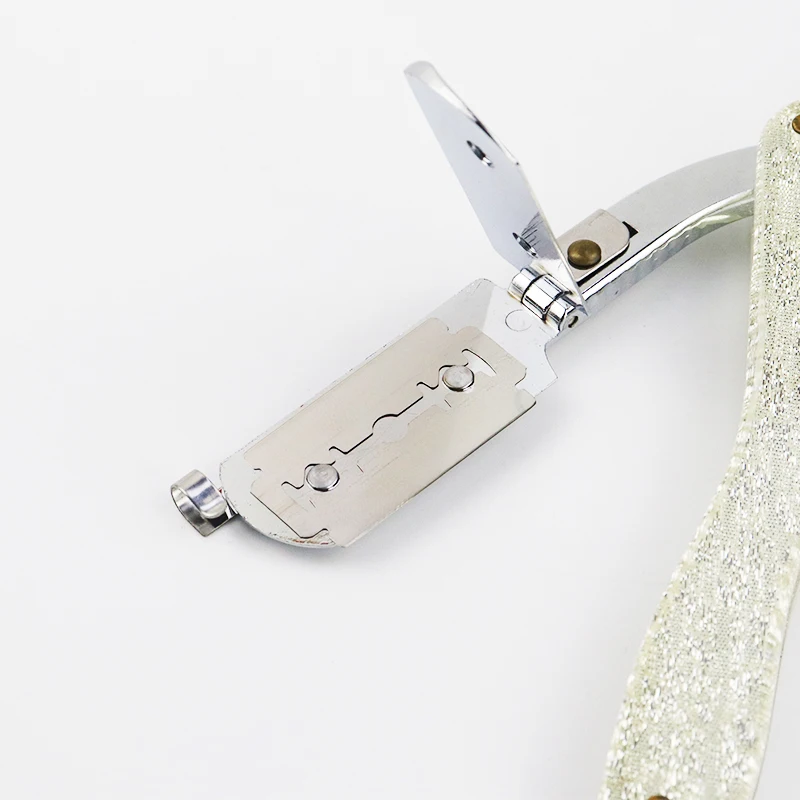 Japanese Style Crystal Status Handle Men'S Shaving Tools Beard Folding Straight Razor Holder Barber | Красота и здоровье