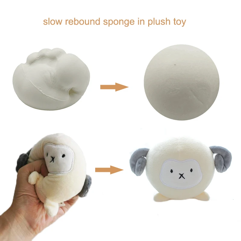 Nooer милые животные корги кролик овечка Антистресс мяч сжимание снятие стресса