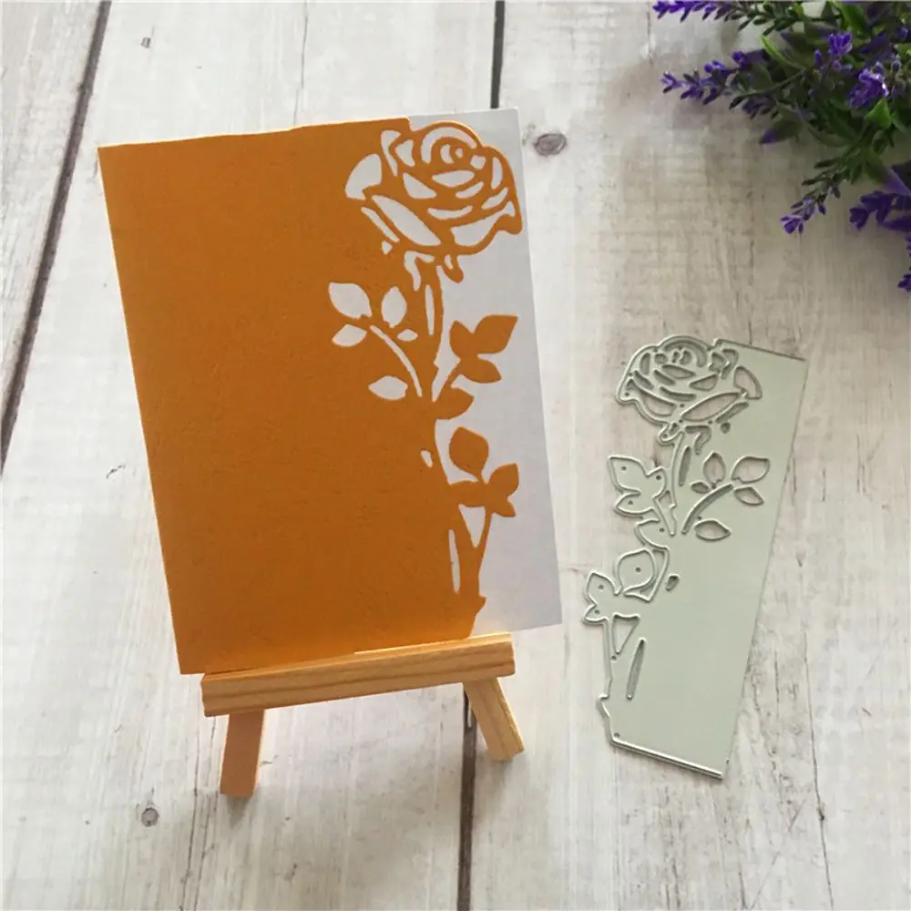 Цветок розы металлические штампы трафареты для DIY Скрапбукинг декоративное