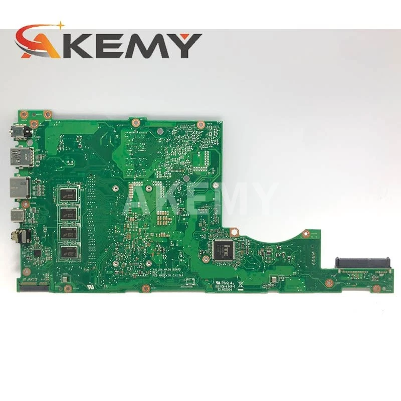 akemy x411ua laptop motherboard for asus x411un x411uq x411ur x411uqk mainboard w i5 8250 8gb ram uam free global shipping