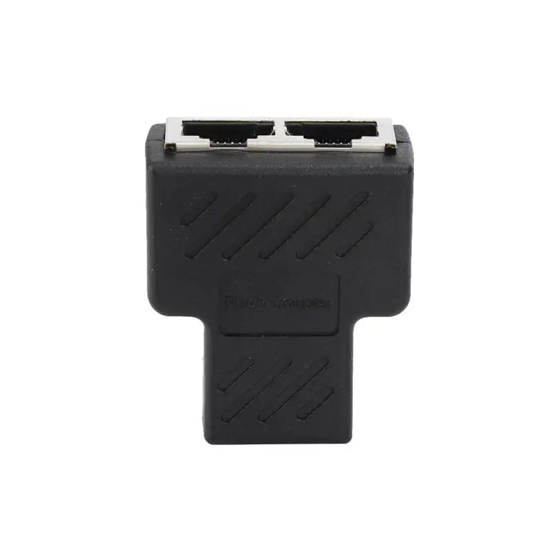 

1 To 2 Ways RJ45 Female Splitter Double Connector Adapter LAN Ethernet Network Cable Ports Coupler For Laptop Docking Stations