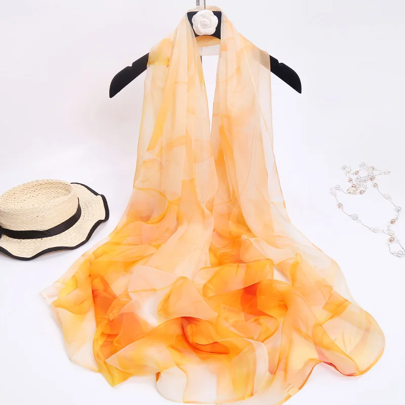 

New scarf ladies warm pure color scarf fashion casual scarf White