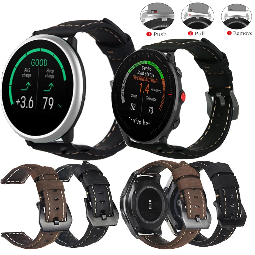 Кожаный ремешок для смарт часов POLAR IGNITE Vantage M сменный Браслет