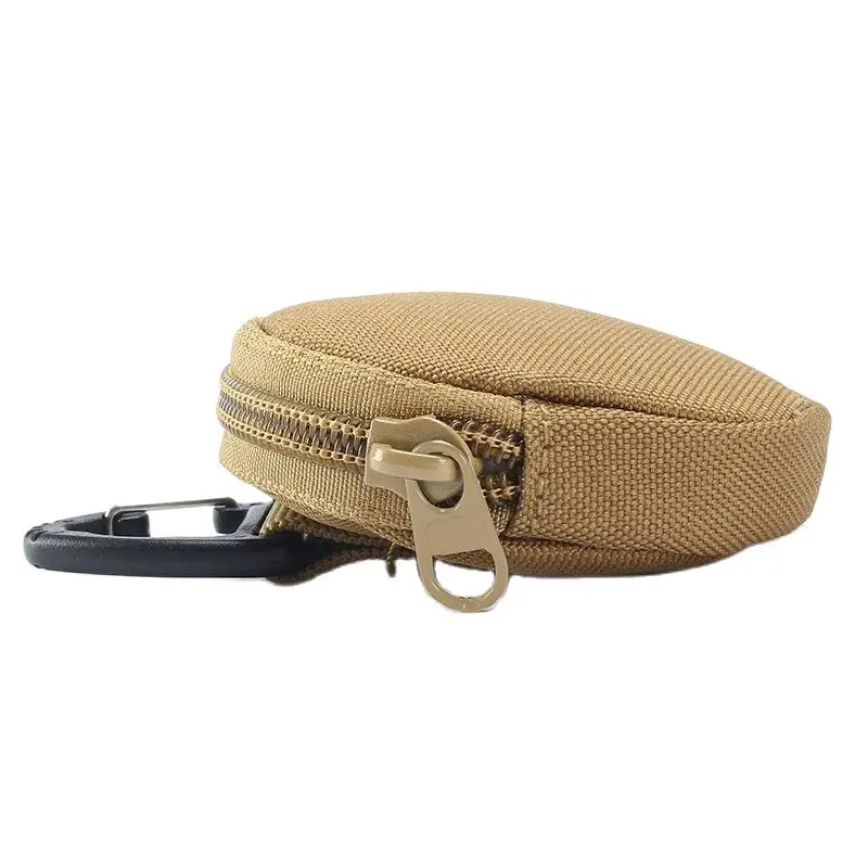 Outdoor Supplies Triangle Buckle Round Parts Bag Earphone Bag MOLLE System Small Hanging Bag