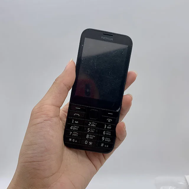 nokia 225 refurbished original mobile phones unlocked single core 2 8 inches 2mp camera 2g gsm fm mp3 player cellphone free global shipping