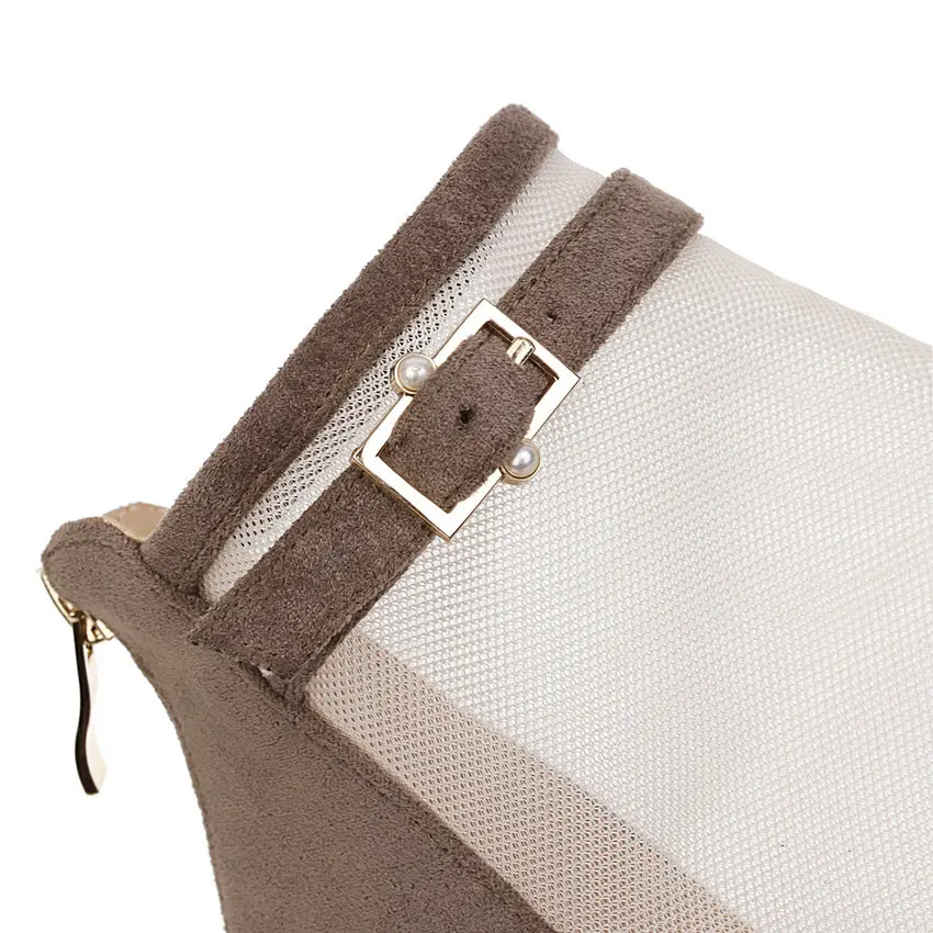 ENMAYLA женские сандалии гладиаторы из сетчатой ткани (воздушная сетка) с закрытым