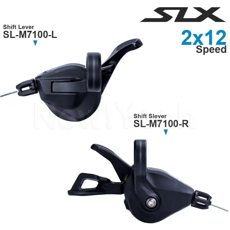 

SHIMANO SLX M7100 2x12 Speed Shifters SL-M7100 Groupset include M7100 Left / Right Shift Lever - Clamp Band Original Parts