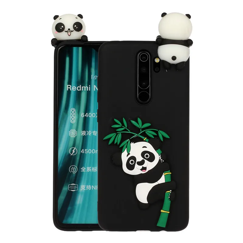 Силиконовый чехол с объемным рисунком панды единорога для Xiaomi Redmi 8 7 6 5 4X 5A 6A 7A 8A S2