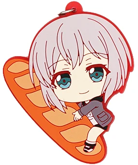 Bang Dream! HHW Afterglow PP Аниме игра Hikawa Hina Maya Yamato Misaki Kanon Seta Kaoru Aoba Moca Mitake Ran резиновый брелок - Цвет: 06 Aoba Moca