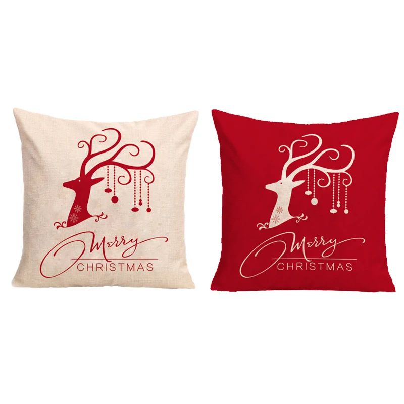 В европейском и американском стиле с принтом рождественского оленя надписью