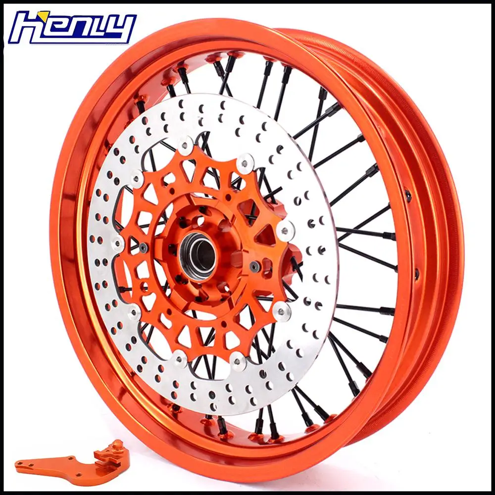 3,5/4,25 Supermoto полный колеса Supermotard диски набор для KTM SX SXF XC XCW XCF EXC EXCF 125 150 300 350 450 500 505 525
