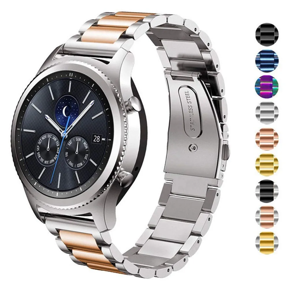 Ремешки для наручных часов Samsung Gear S2 / S3 20 мм 22 смарт-часы с классическим тремя