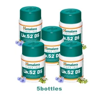 5 x himalaya herbal liv 52 ds double strength plant extracts liver protection speeds recovery improves appetite 60 tablsbottle