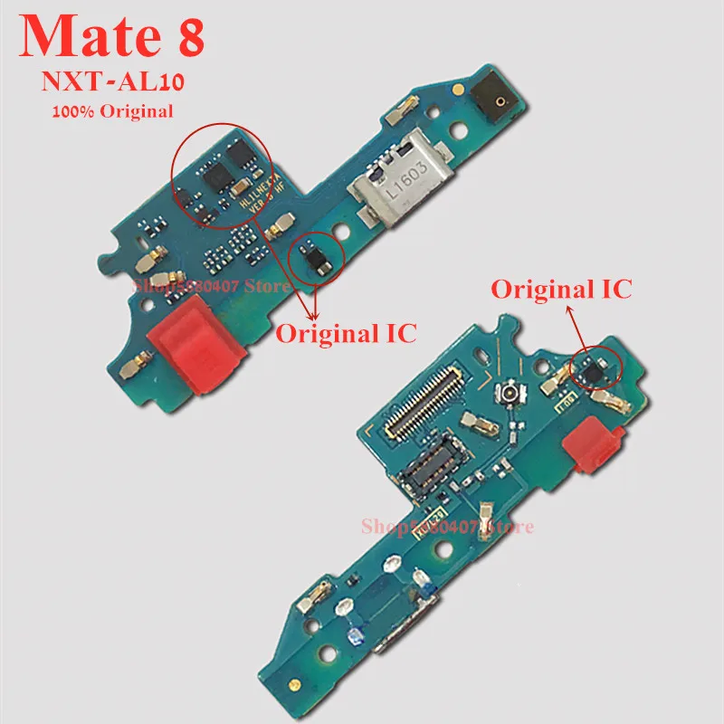 

Original Charger Plug Board Connector For Huawei Mate8 Mate 8 NXT-AL10 USB Charging Port Dock Flex Cable Replacement Parts