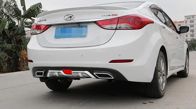 Задний диффузор для заднего бампера Elantra из АБС-пластика | Автомобили и мотоциклы