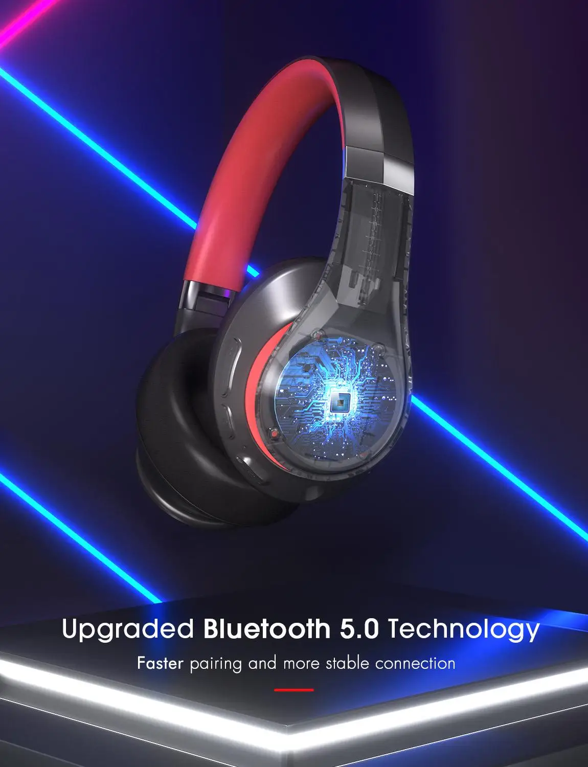 Беспроводные/проводные наушники Mpow 079 Bluetooth 5 0 Время проигрывания 30 часов Hi Fi