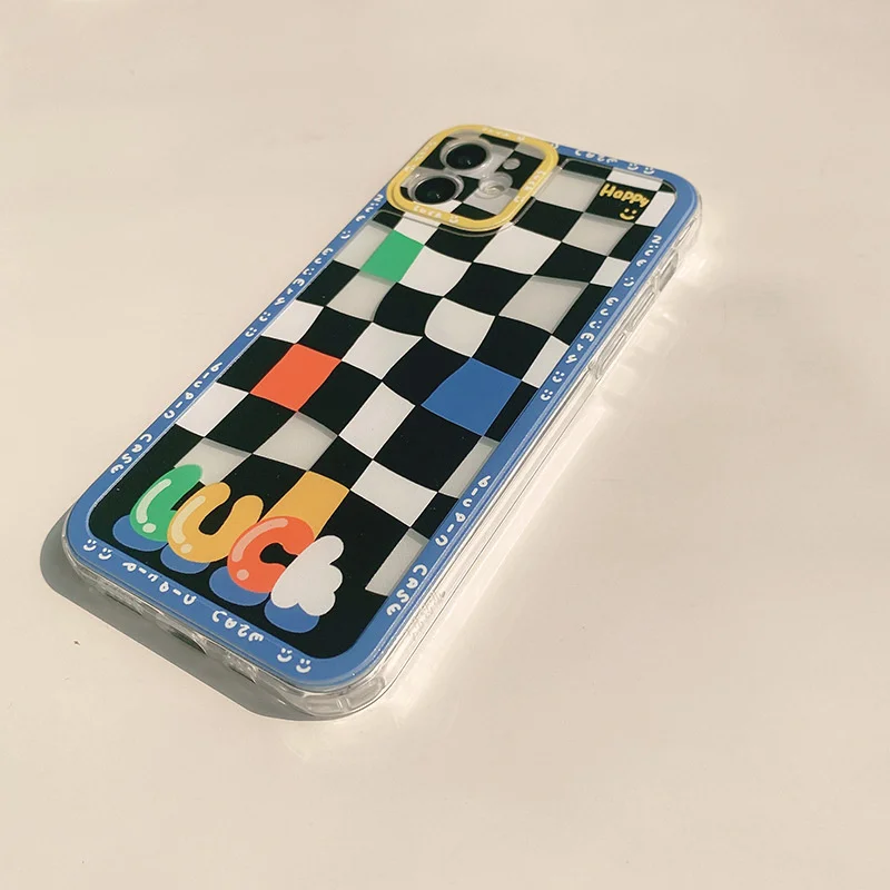 Чехол для телефона в клетку iPhone 11 12 Pro Max XR XS | Мобильные телефоны и аксессуары