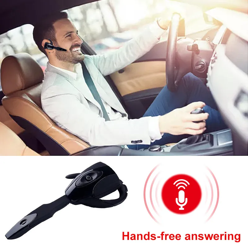 Беспроводная Bluetooth-гарнитура с микрофоном перезаряжаемая длительный режим