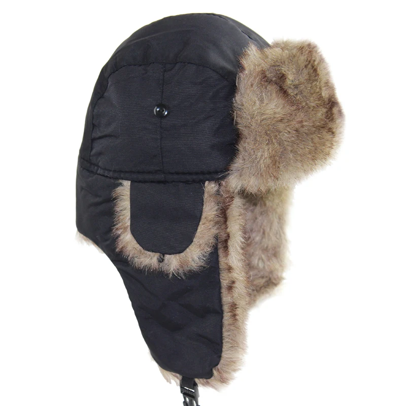 Зимняя шапка ушанка унисекс|Мужские шапка-бомбер| |