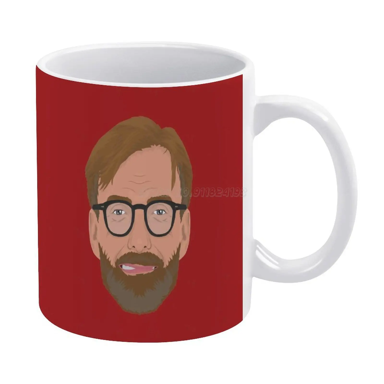 Белая кружка Jurgen Klopp для друзей и семьи креативный подарок 11 унций кофе