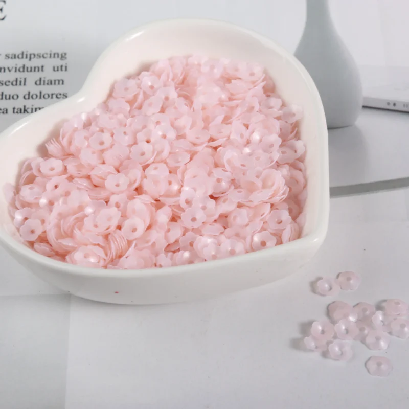 Прозрачный матовый розовый 30 г/лот смешанные формы ПВХ свободная фотография