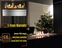 inno fire 24 inch remote control intelligent black or silver ethanol ventless fireplace insert