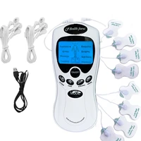 electric body tens muscle neck massager back foot knee meridian therapy massage machine electronic slimming relax pad stimulator